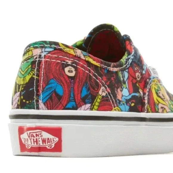 Vans Shoes Authentic Red Marvel Avengers Kids Sneakers Size 13 Brand New - Picture 4 of 11